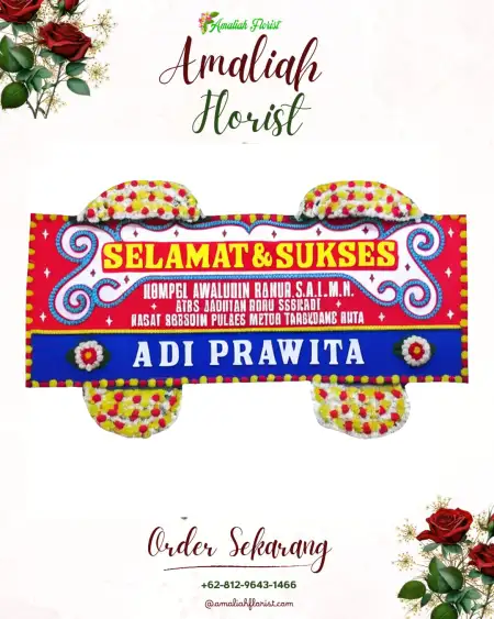 Papan Bunga Ucapan Selamat Sumbermulya